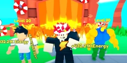 Скриншот Gym Training Simulator | Roblox #1