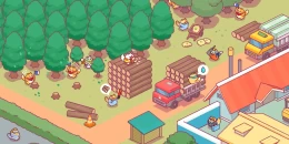 Скриншот Lumbercat: Idle Tycoon #3