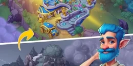 Скриншот Fable Town: Merge Games #1