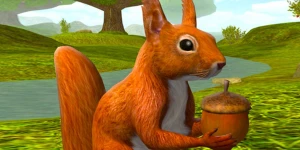 Состоялся релиз Симулятор Белки 2: Онлайн — ищем грибы и дерёмся с енотами
