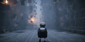 Смотрим на альфа-версию приключения с загадками Mona: летающие книги и один разработчик