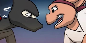 Мобильную игру Ninja Ducks vs. Pirate Pigs явно делали на коленке