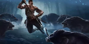 В аркадной игре Craft Topia надо выживать на острове среди акул